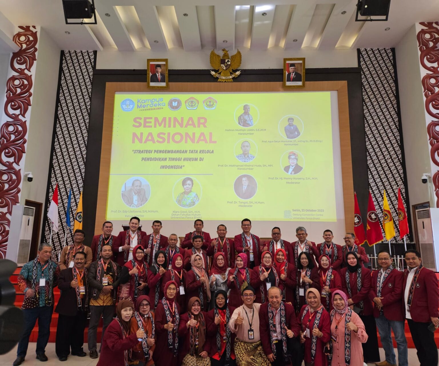 Seminar Nasional Strategi Pengembangan Tata Kelola Pendidikan Tinggi Hukum di Indonesia
